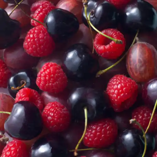 Note de tête: Purée de fruits rouges